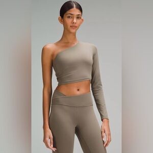 NWT Lululemon Align Asymmetric Long Sleeves Top Shirt Nomad Size 6